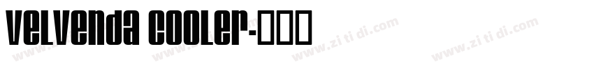 velvenda cooler字体转换